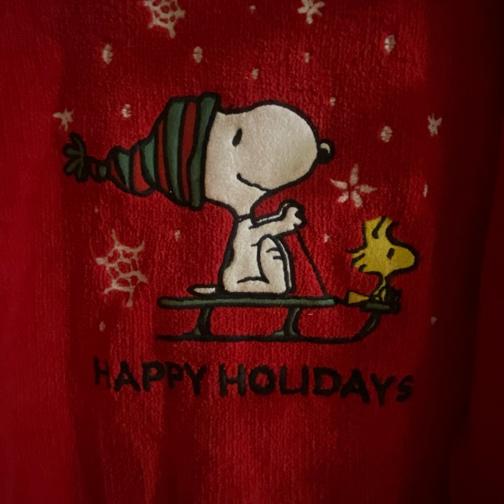 Peanuts Snoopy Red Holiday Sweater
